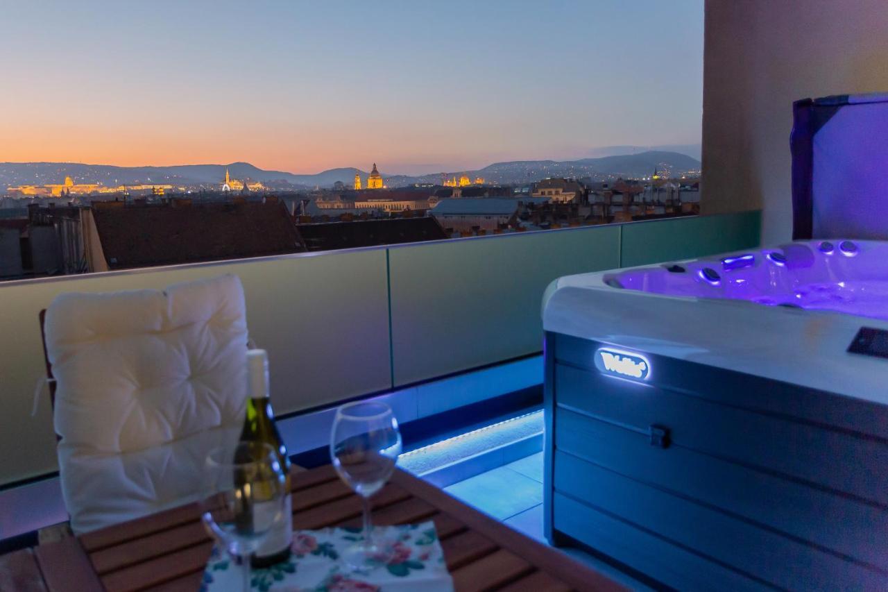 Centropolitan Penthouse #Jacuzzi #Freeparking Apartment บูดาเปสต์ ภายนอก รูปภาพ