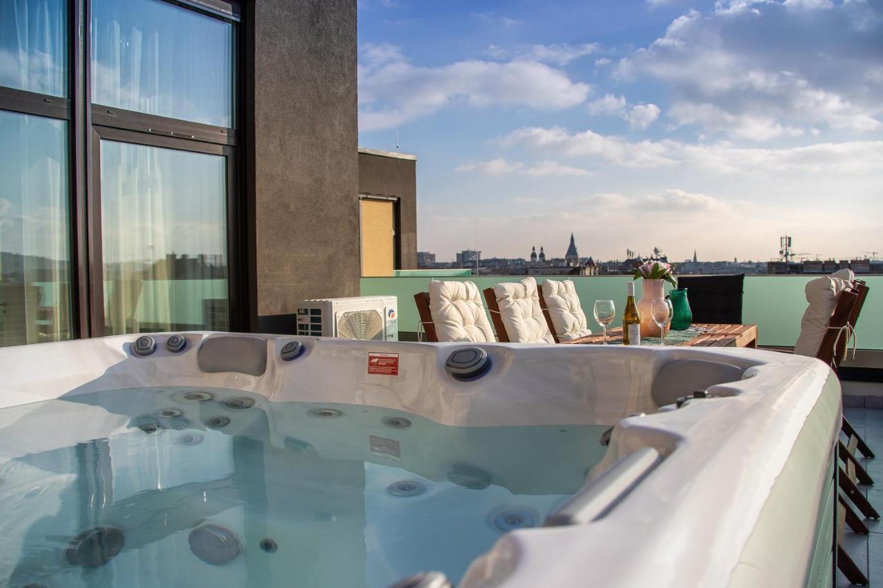 Centropolitan Penthouse #Jacuzzi #Freeparking Apartment บูดาเปสต์ ภายนอก รูปภาพ